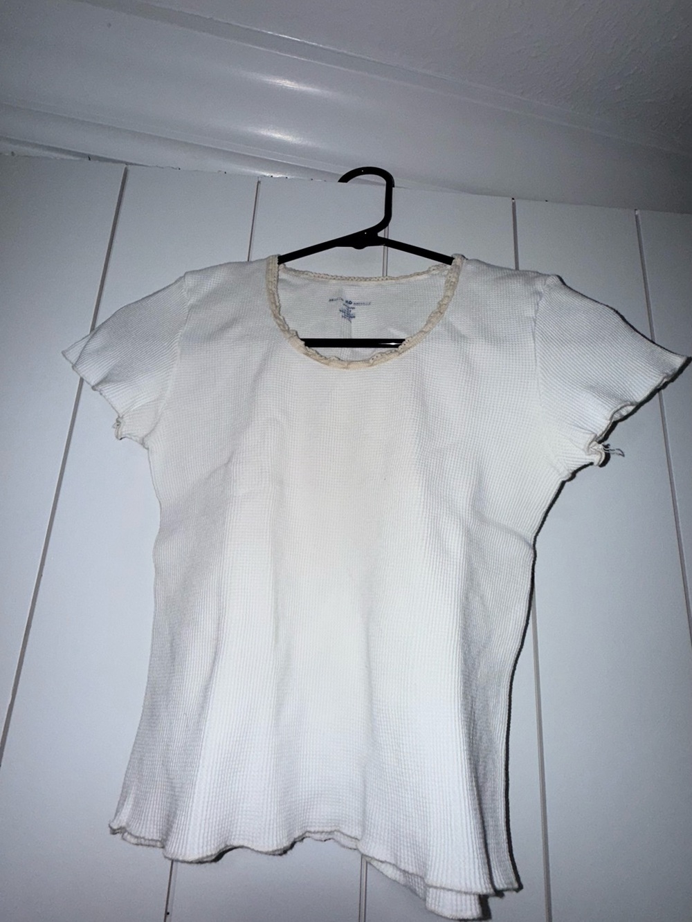 Brandy Melville Short Sleeve Waffle Knit Tee